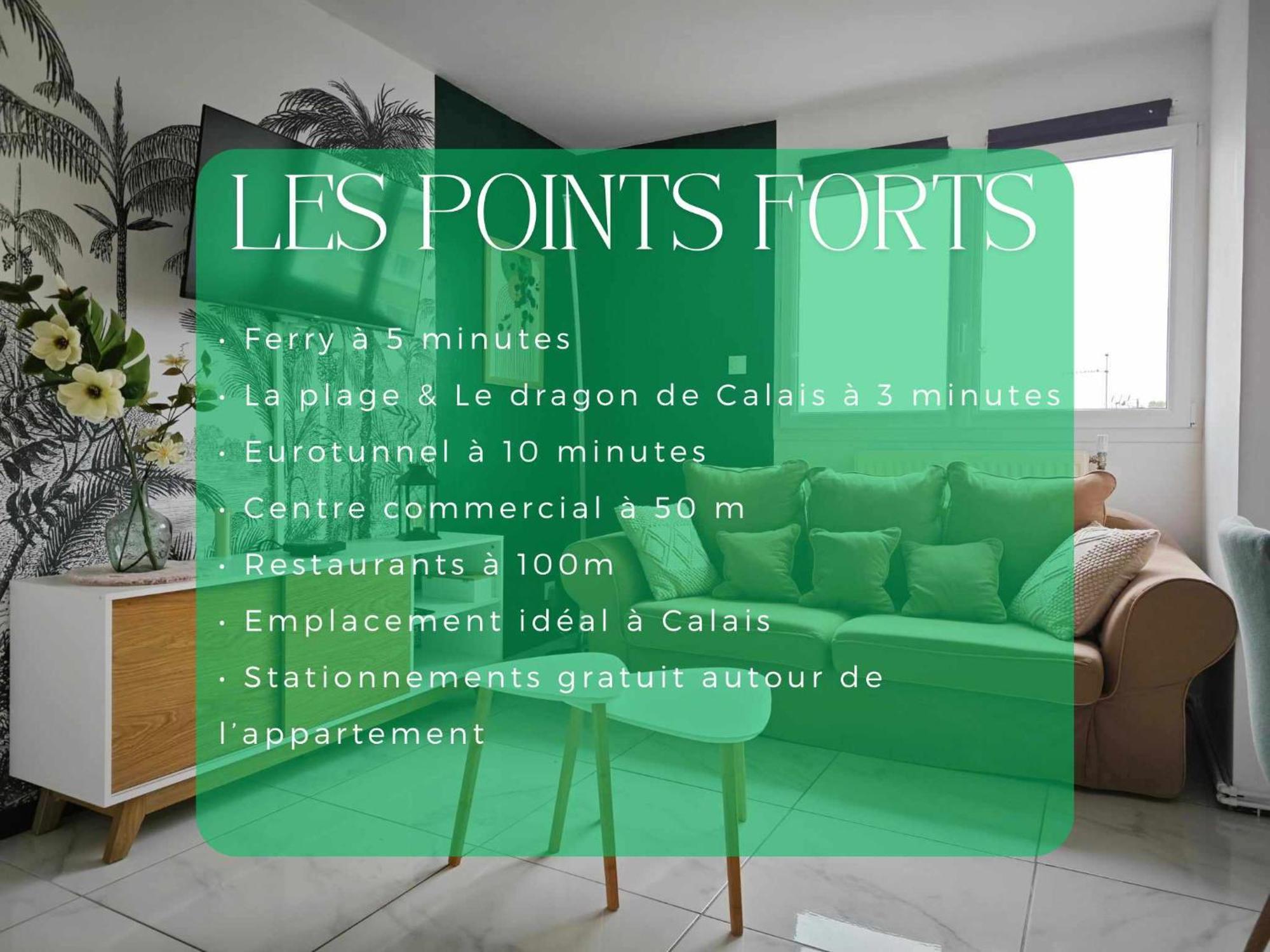 Calais Plage-Gare Appartement Elegant Tout Equipe Exterior foto